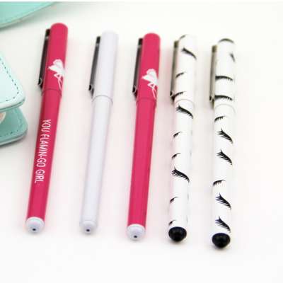 Black Clip and Rubber New Model Multi Color Pen with Logo