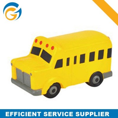 Fashion Modern School bus PU Anti Stress Toy