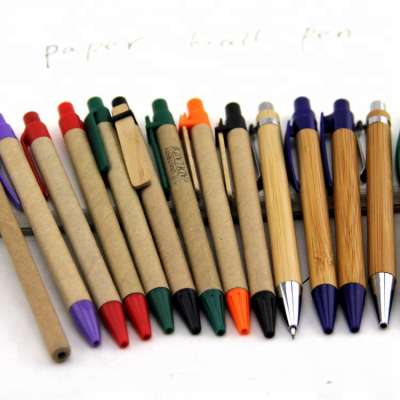 Recycled Customized Logo Bamboo and Wood Pen Wood Pen Set